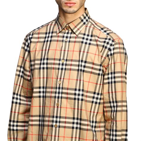 burberry long sleeve plaid shirt|Burberry men's shirts outlet.